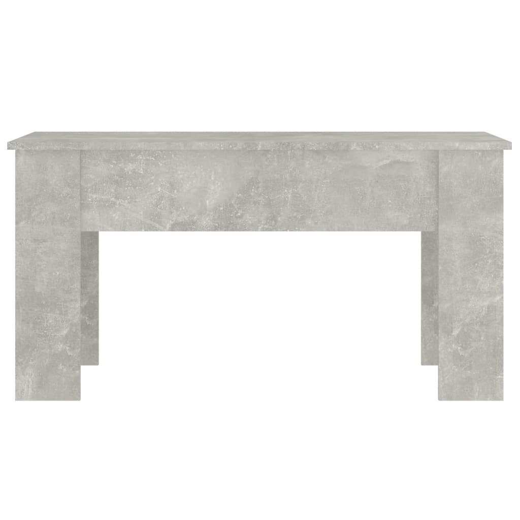 Stolić za kavu boja betona 101x49x52 cm konstruirano drvo