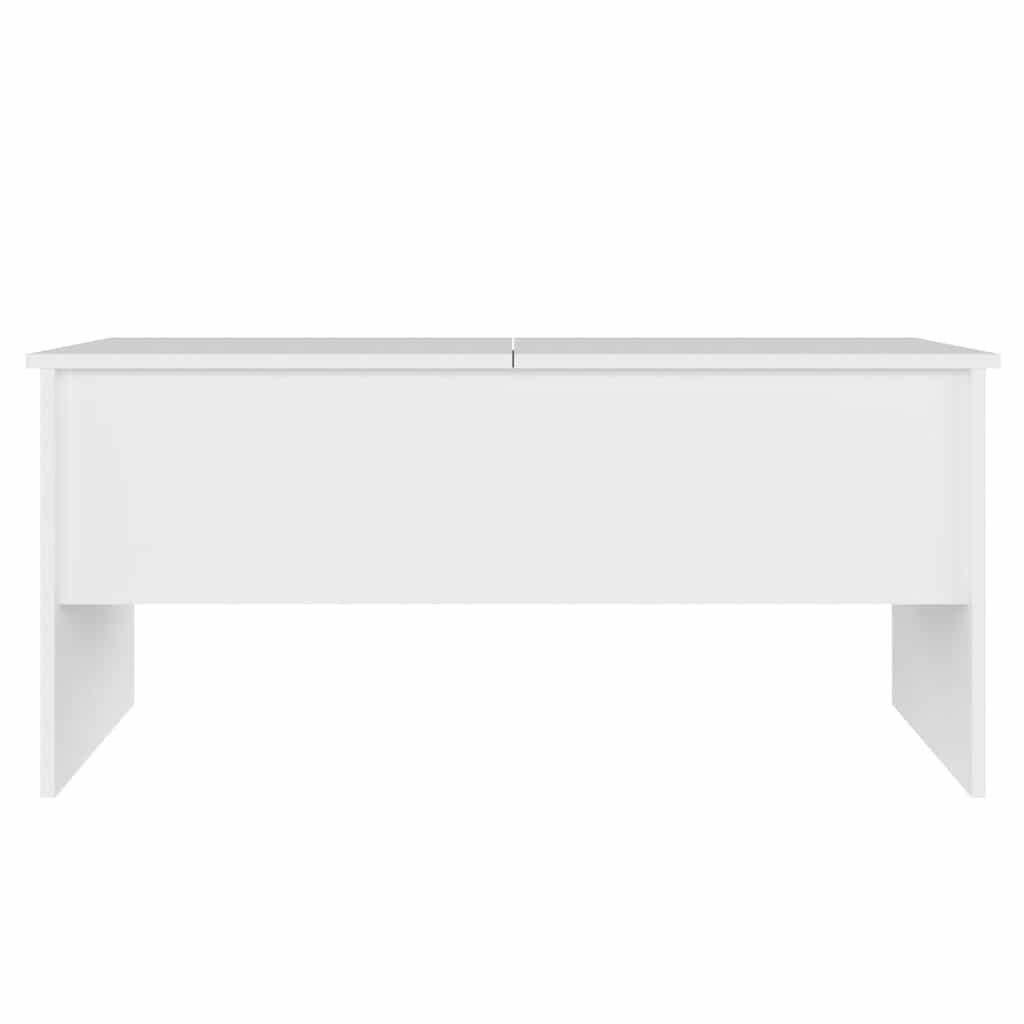 Stolić za kavu bijeli 102x50,5x46,5 cm od konstruiranog drva