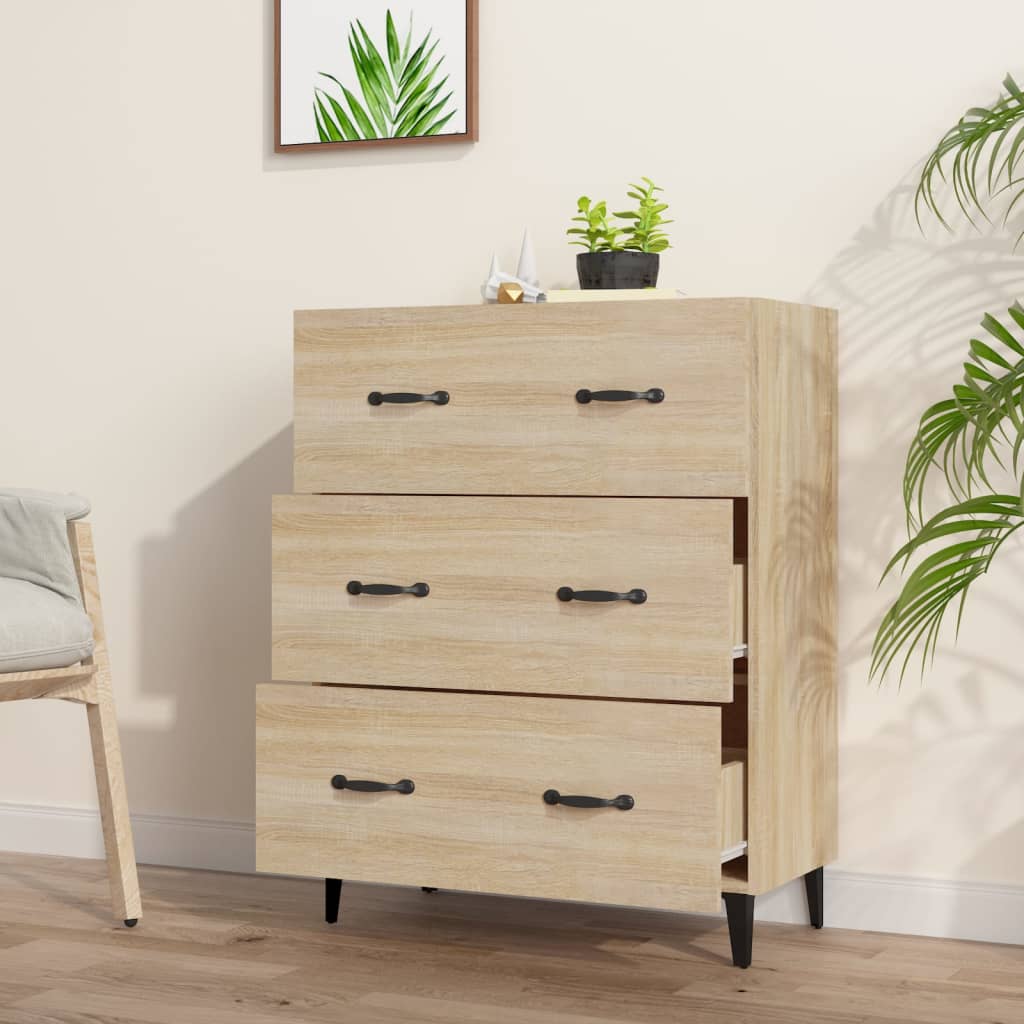 Komoda boja hrasta sonome 69,5x34x90 cm od konstruiranog drva