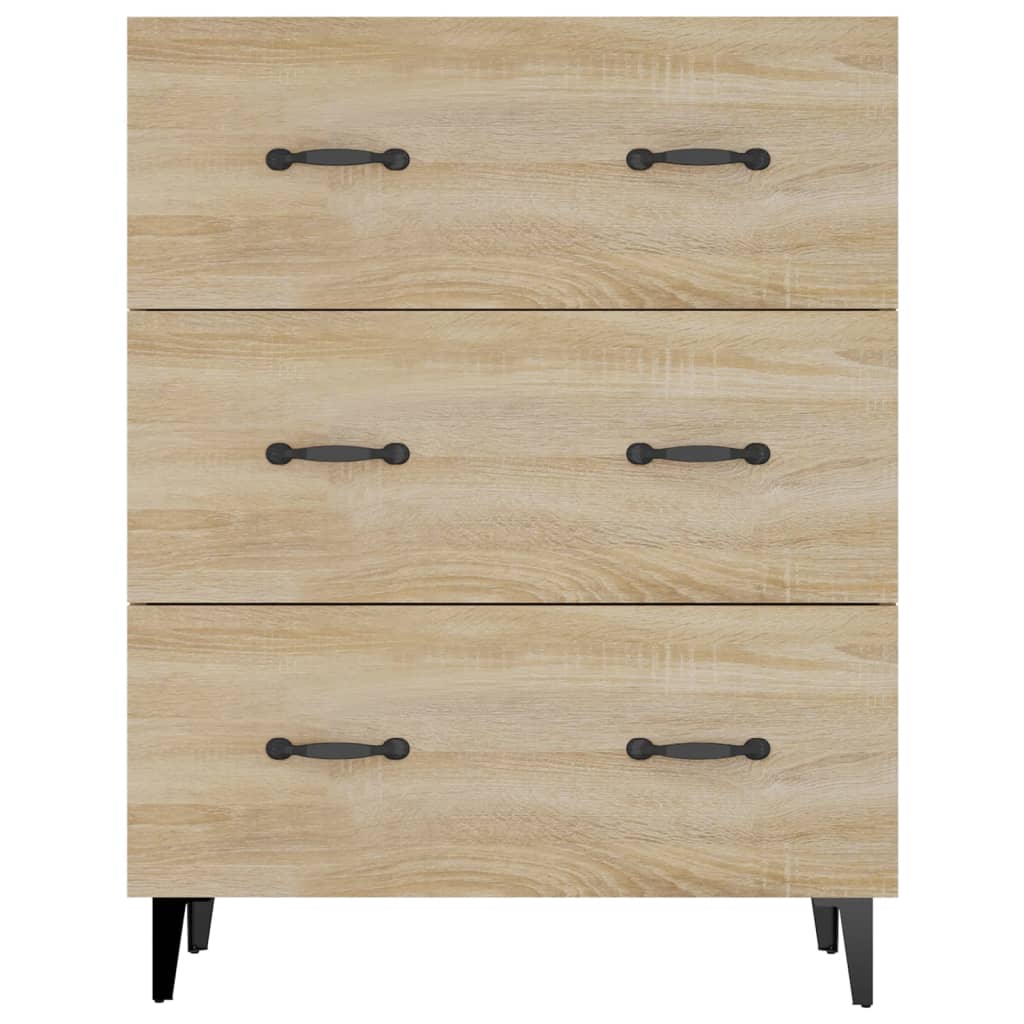 Komoda boja hrasta sonome 69,5x34x90 cm od konstruiranog drva