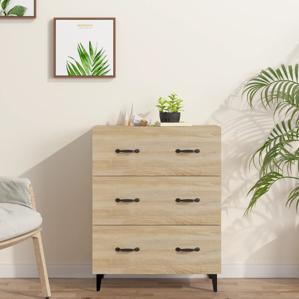 Komoda boja hrasta sonome 69,5x34x90 cm od konstruiranog drva