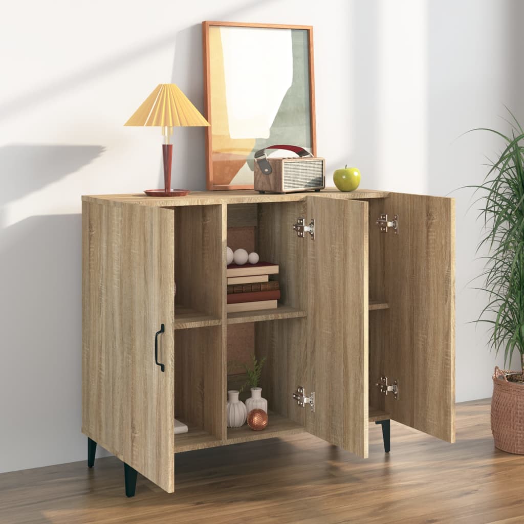 Komoda boja hrasta sonome 90x34x80 cm od konstruiranog drva
