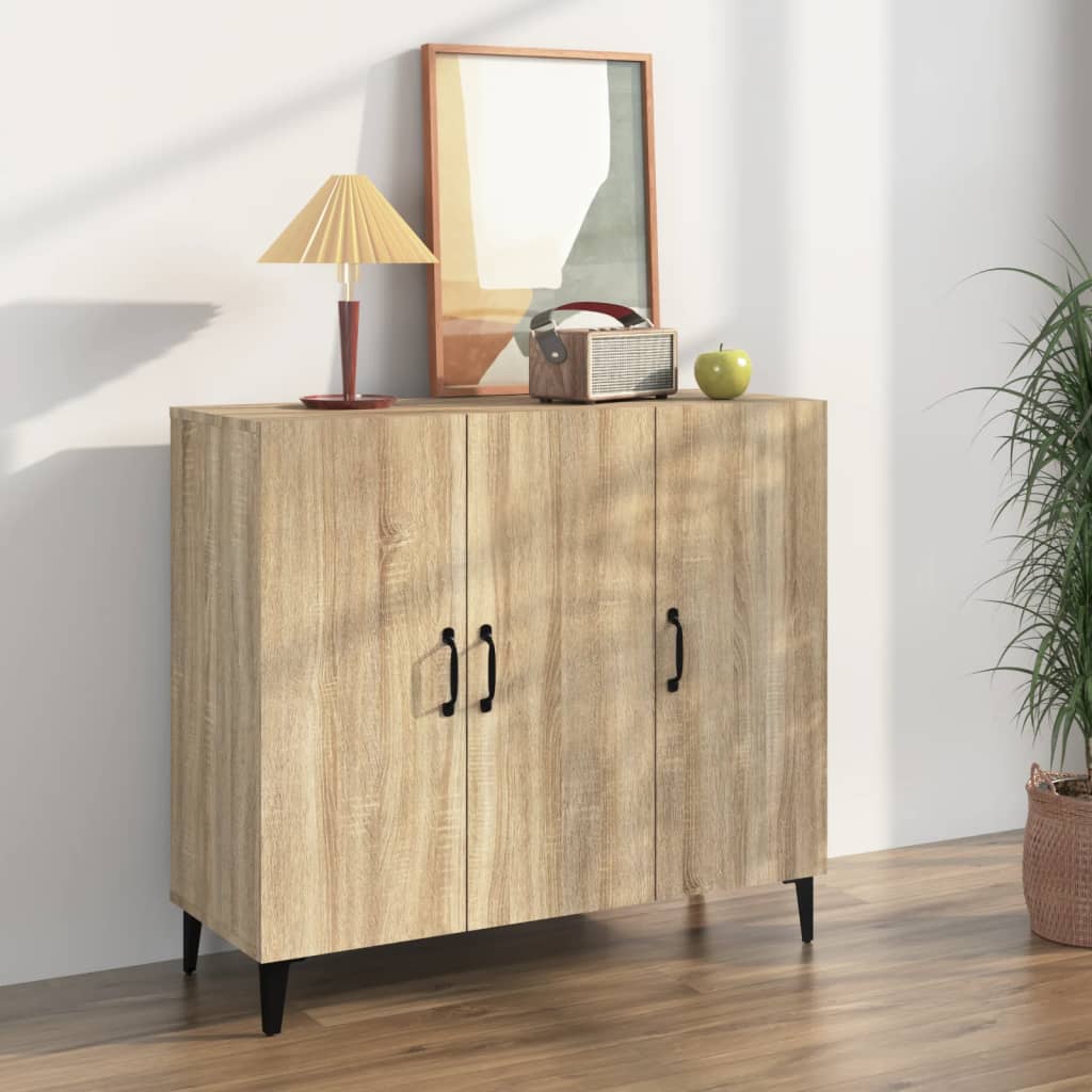 Komoda boja hrasta sonome 90x34x80 cm od konstruiranog drva