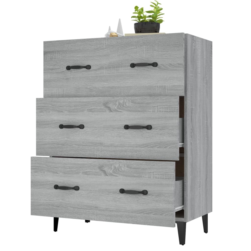 Komoda boja hrasta sonome 69,5 x 34 x 90 cm konstruirano drvo