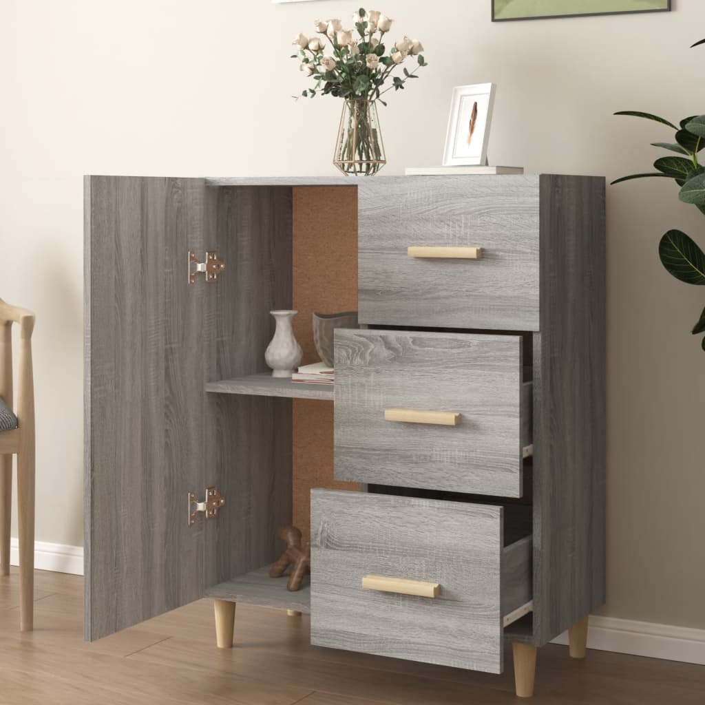 Komoda boja hrasta sonome 69,5 x 34 x 90 cm konstruirano drvo