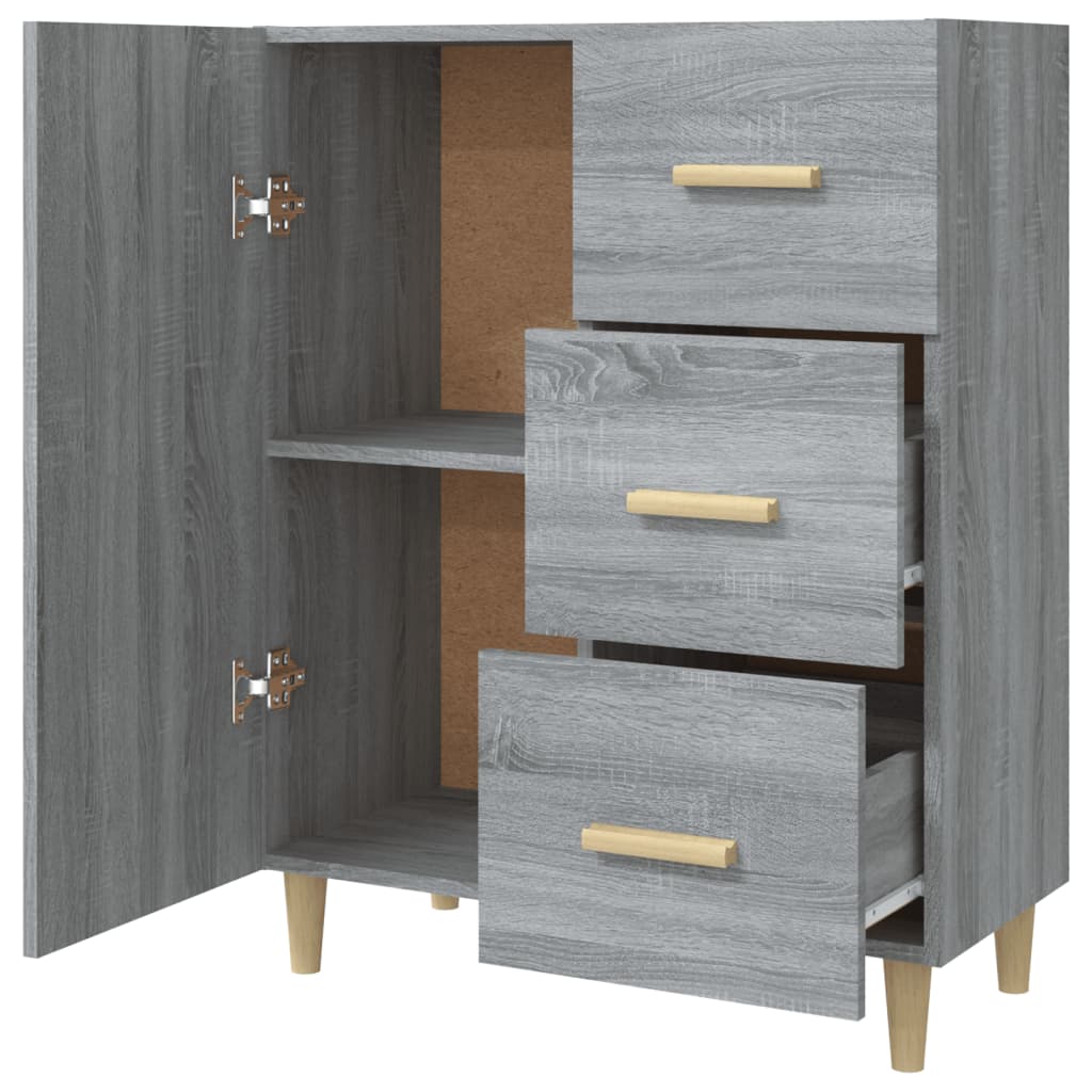Komoda boja hrasta sonome 69,5 x 34 x 90 cm konstruirano drvo