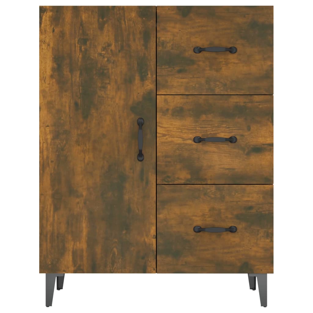 Komoda boja dimljenog hrasta 69,5x34x90 cm konstruirano drvo