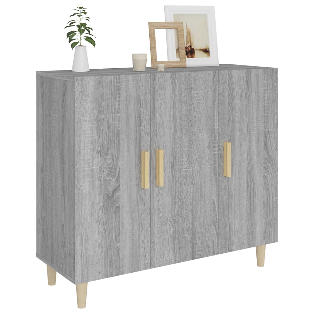 Komoda boja hrasta sonome 90 x 34 x 80 cm konstruirano drvo