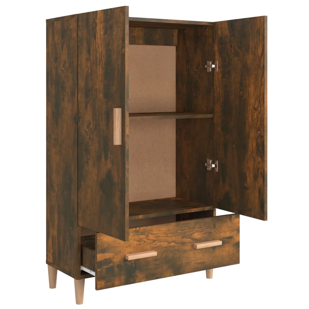 Komoda boja dimljenog hrasta 70 x 31 x 115 cm konstruirano drvo