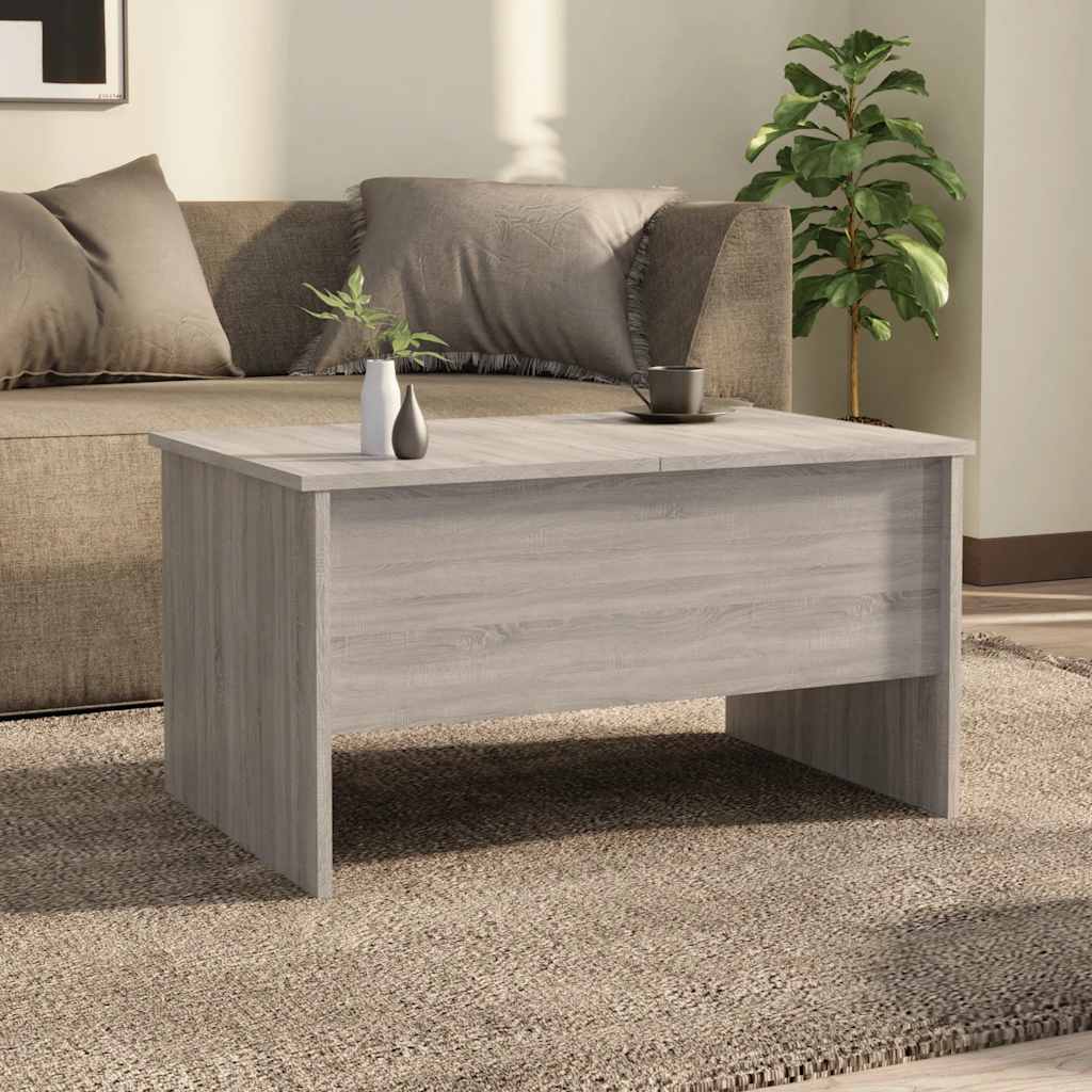 Stolić za kavu boja hrasta 80x50x42,5 cm konstruirano drvo