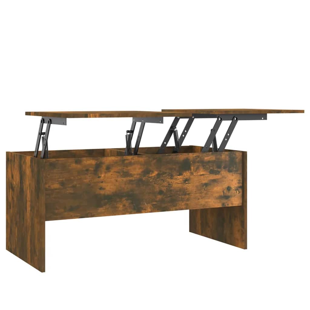 Stolić za kavu boja hrasta 102x50,5x46,5 cm konstruirano drvo