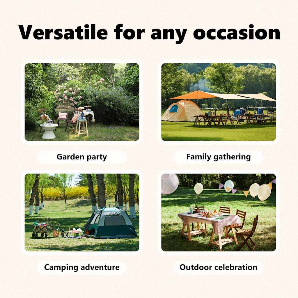 Sklopivi šator za zabave s bočnim zidovima 2 x 2 m bijeli