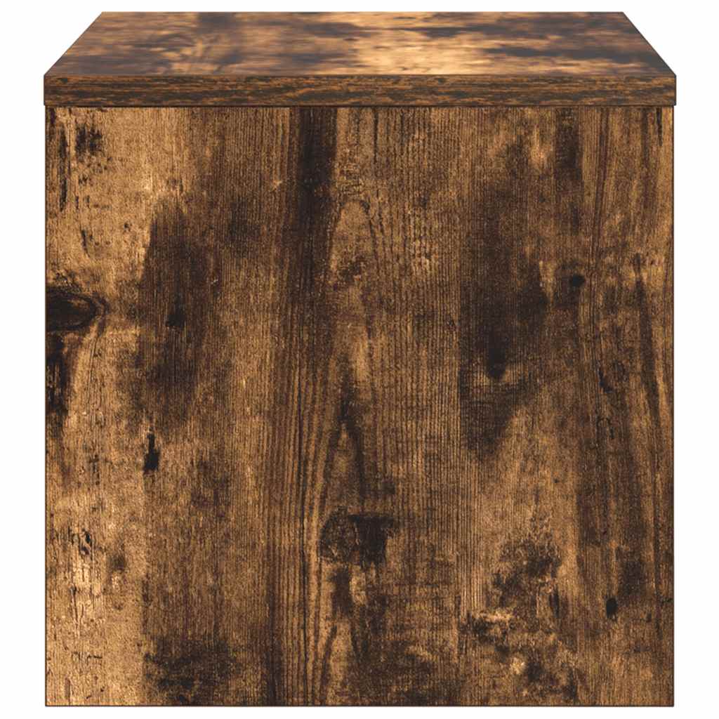 Noćni ormarić dimljeni hrast 40 x 30 x 30 cm konstruirano drvo