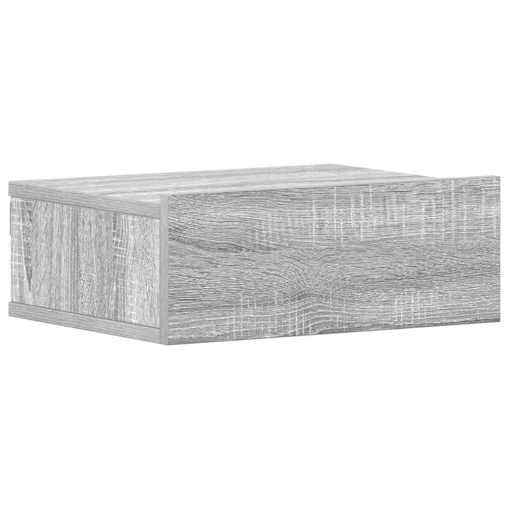 Viseći noćni ormarići 2 kom boja hrasta 40 x 30 x 15 cm drveni