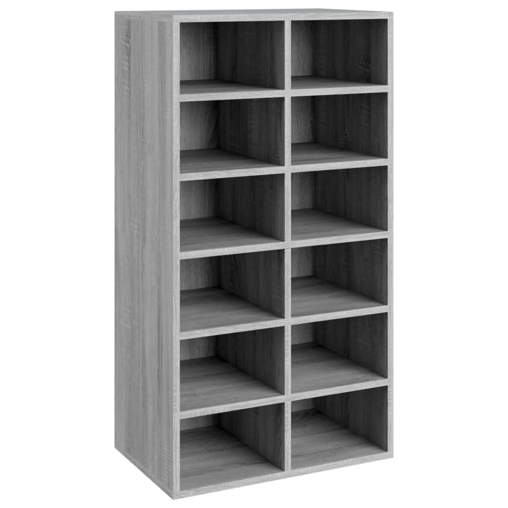 Stalak za cipele boja hrasta 54x34x100,5 cm konstruirano drvo