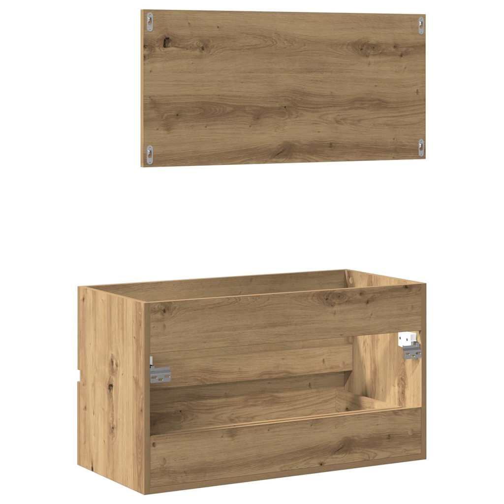Ormar boja dimljenog hrasta 100 x 50 x 200 cm konstruirano drvo