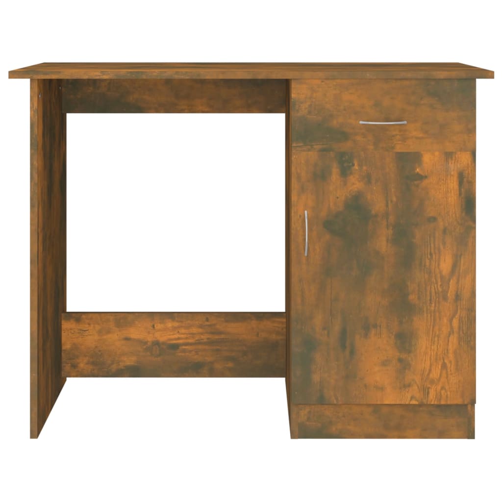 Radni stol boja dimljenog hrasta 100x50x76 cm konstruirano drvo