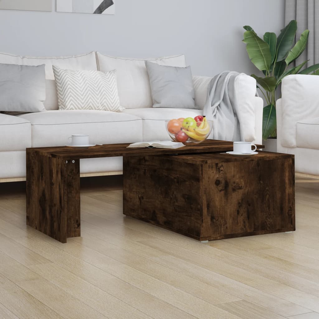 Stolić za kavu boja hrasta 150 x 50 x 35 cm konstruirano drvo