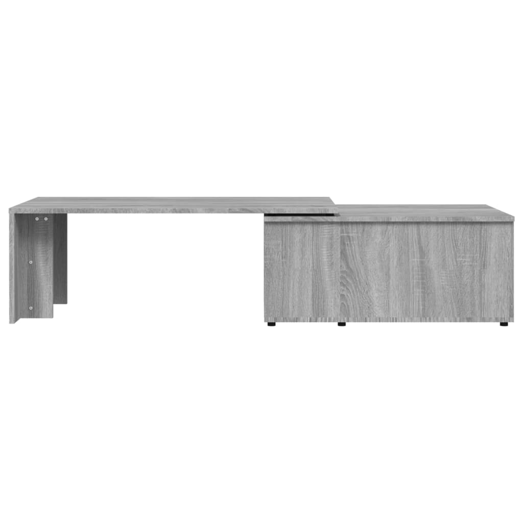 Stolić za kavu boja sivog hrasta 150x50x35 cm konstruirano drvo