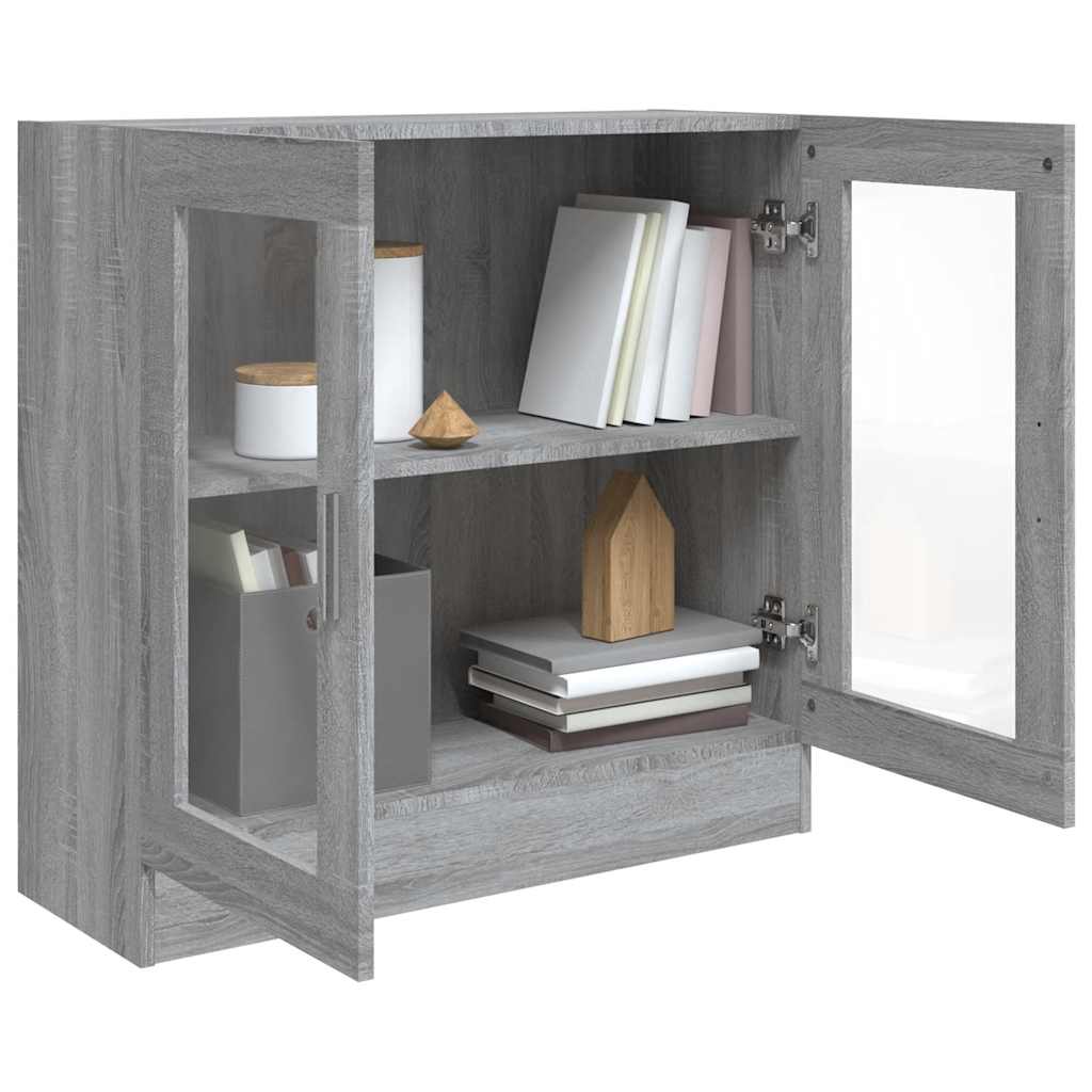 Vitrina boja hrasta sonome 82,5x30,5x80 cm konstruirano drvo