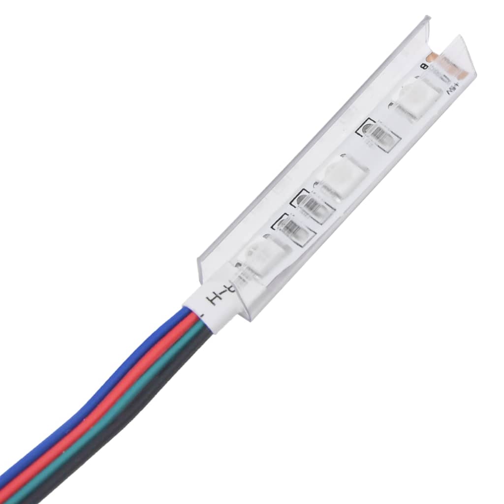 TV ormarić s LED svjetlima boja smeđeg hrasta 135 x 39 x 30 cm
