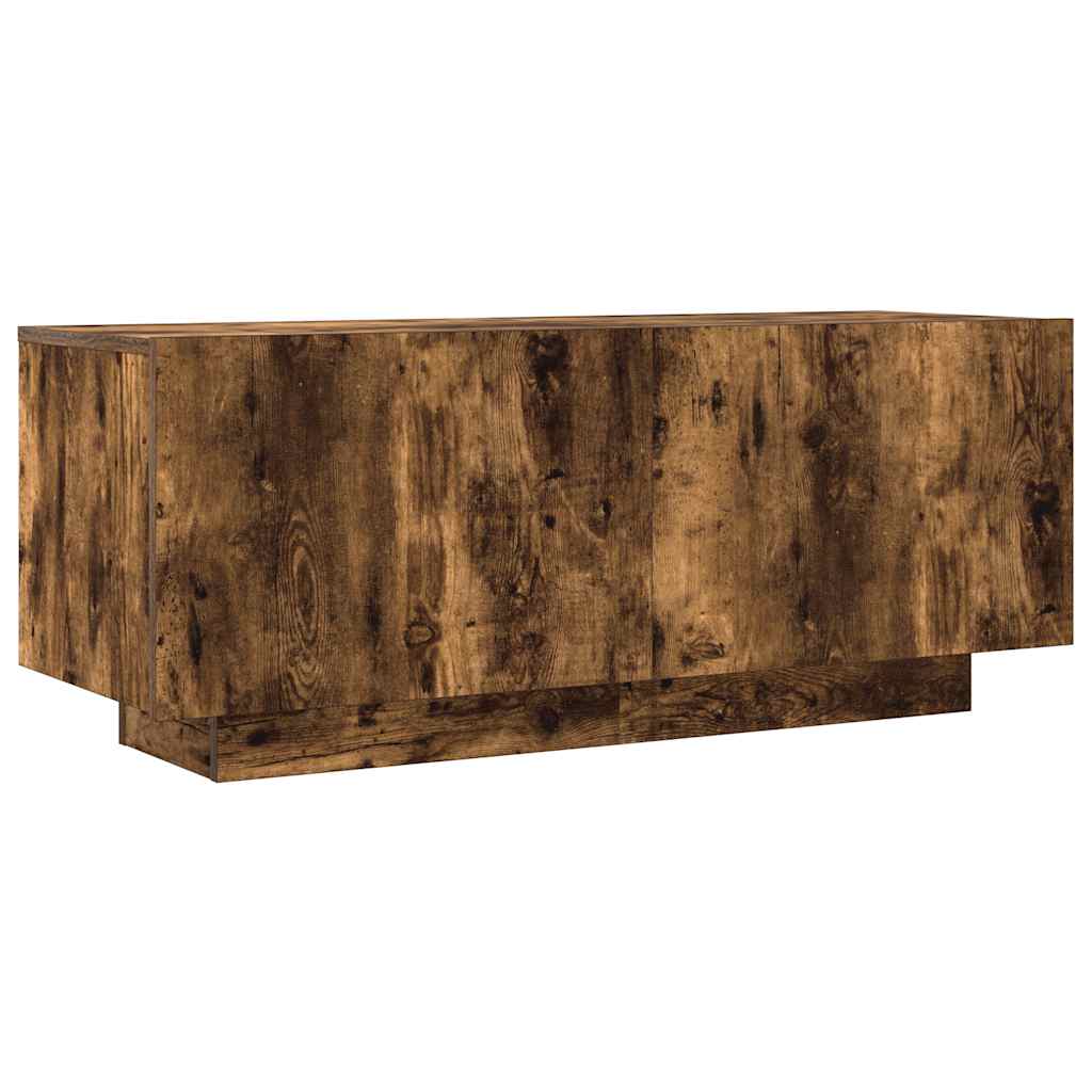 TV ormarić boja dimljenog hrasta 100x35x40 cm konstruirano drvo