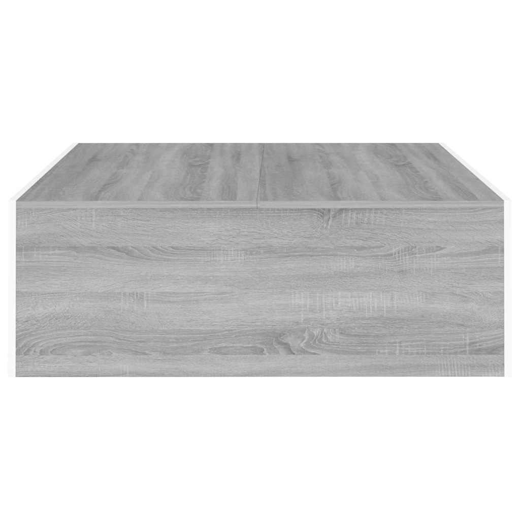 Stolić za kavu boja hrasta 100 x 100 x 35 cm konstruirano drvo