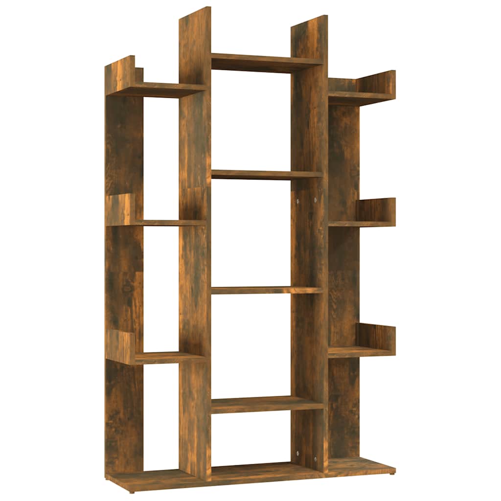 Ormarić za knjige boja dimljenog hrasta 86x25,5x140 cm drveni