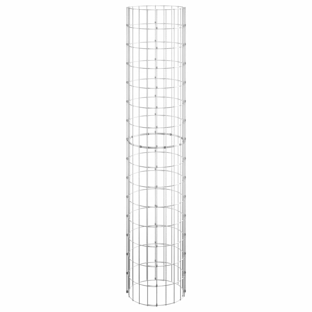 Kružni gabionski stup od pocinčanog čelika Ø 30 x 150 cm
