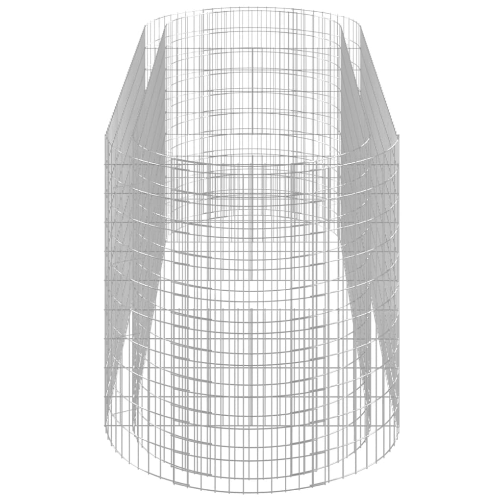 Gabionska povišena gredica od pocinčanog željeza 300x100x100 cm