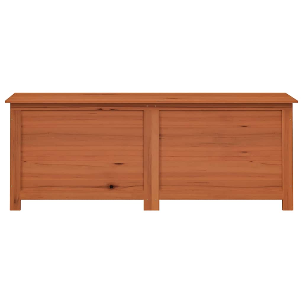 Vanjska kutija za jastuke smeđa 150x50x56 cm masivna jelovina