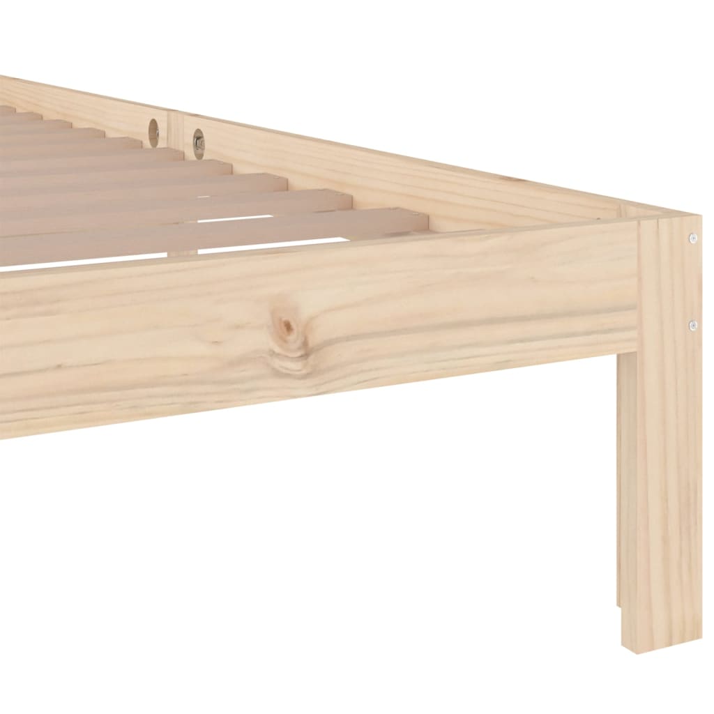Okvir za krevet od masivnog drva 75 x 190 cm jednokrevetni