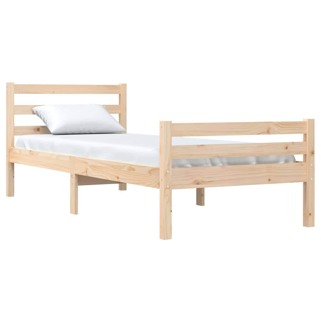Okvir za krevet od masivnog drva 100 x 200 cm