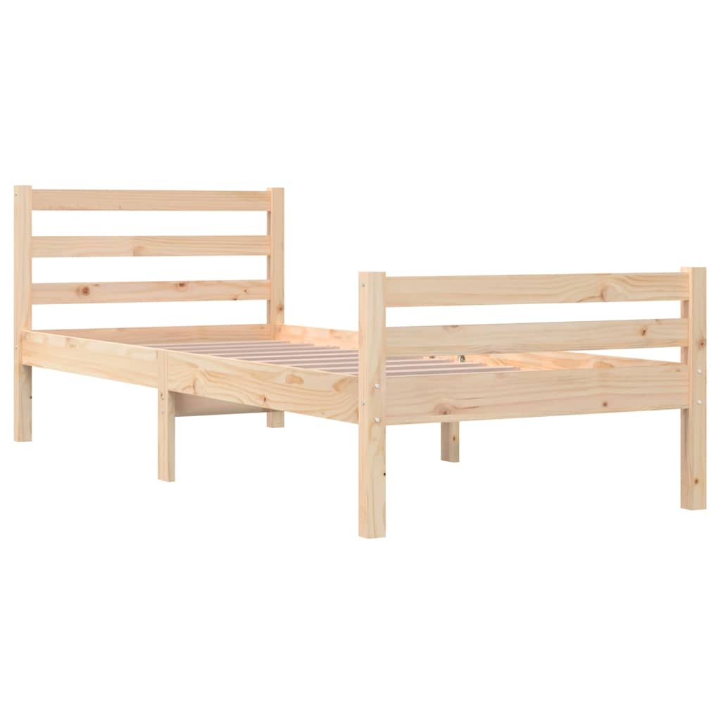 Okvir za krevet od masivnog drva 100 x 200 cm