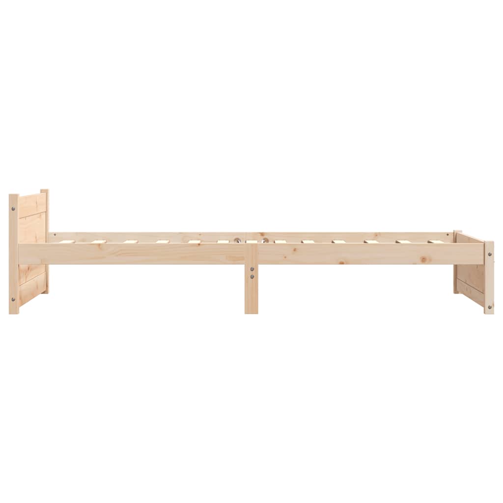 Okvir za krevet od masivnog drva 90 x 190 cm jednokrevetni