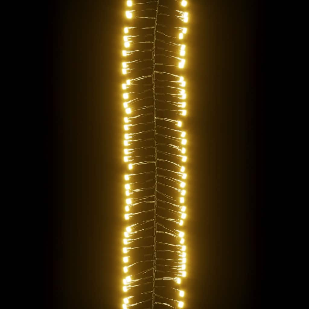 LED traka s 400 LED žarulja topla bijela PVC