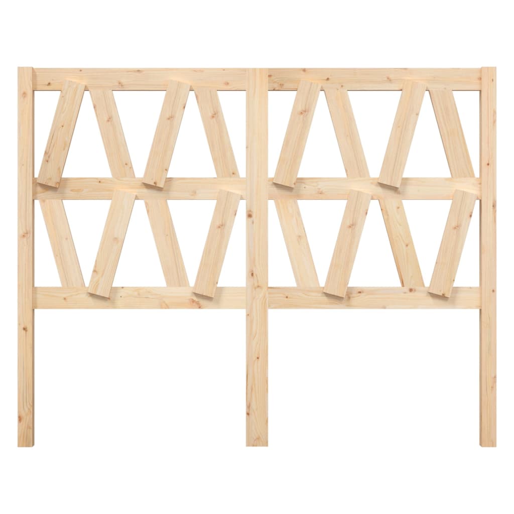 Uzglavlje za krevet 126 x 4 x 100 cm od masivne borovine