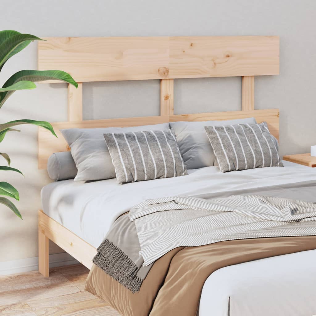 Uzglavlje za krevet 124 x 3 x 81 cm od masivne borovine