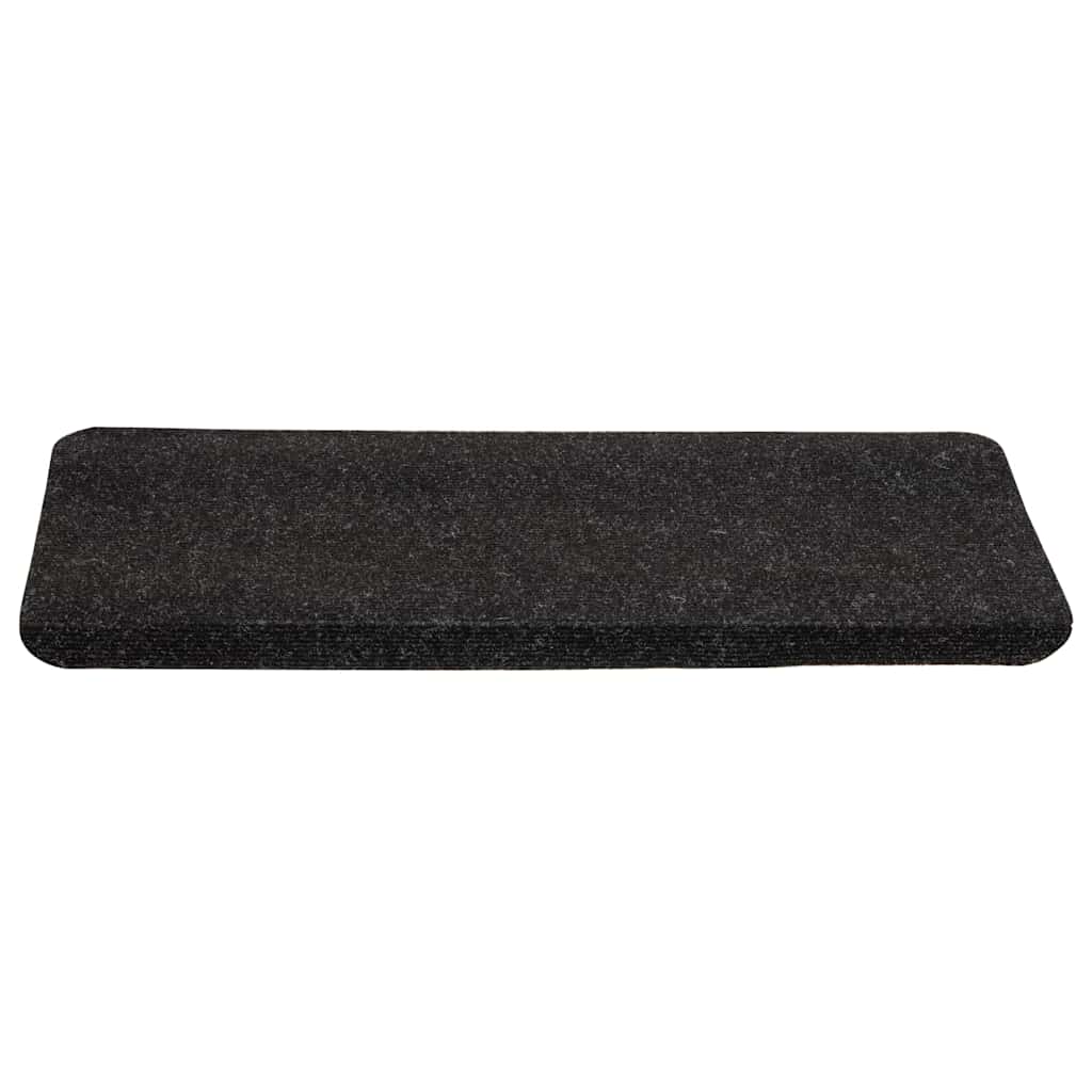 Samoljepljivi otirači za stepenice 15kom 65x24,5x3,5cm antracit