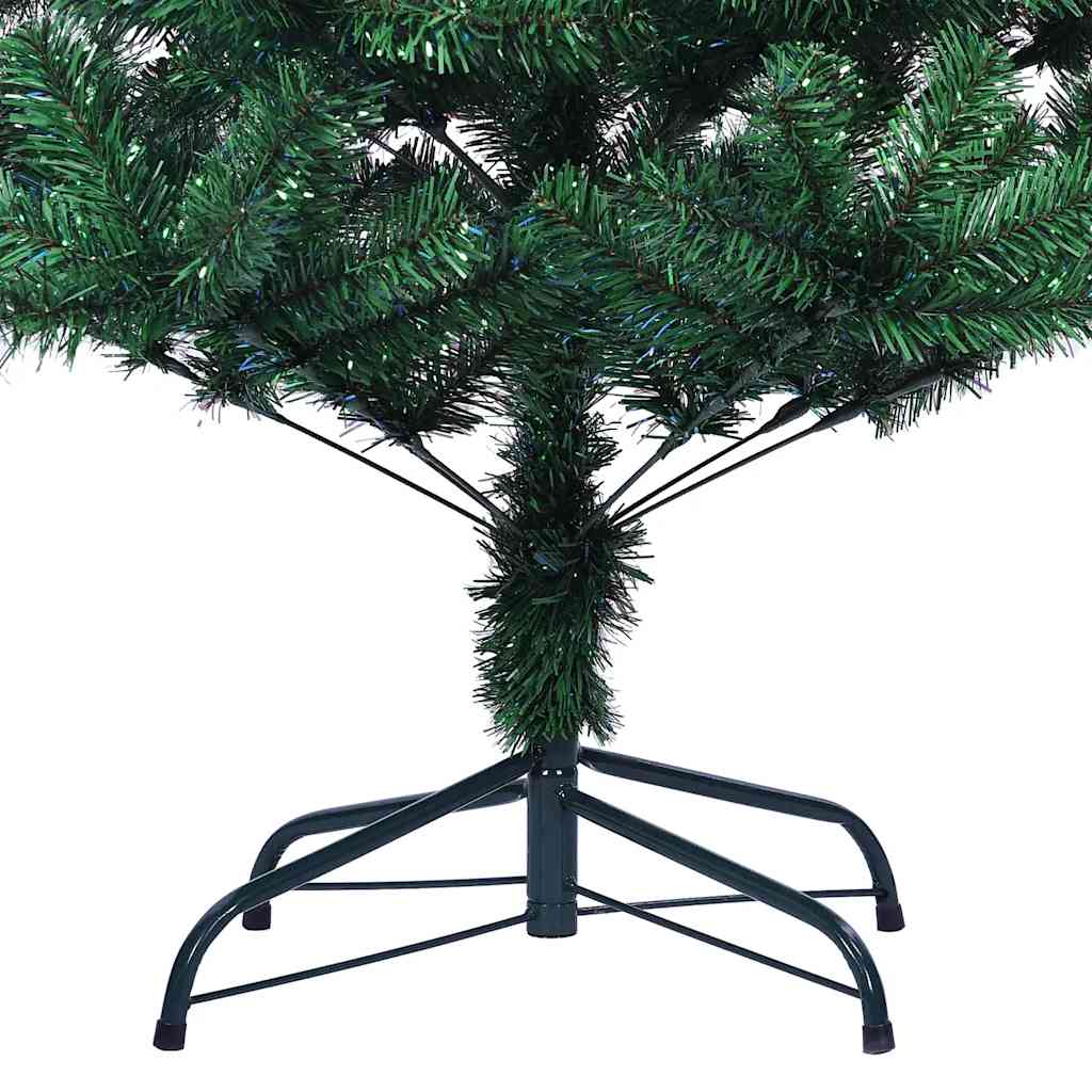 Umjetno božićno drvce s obojenim vrhovima zeleno 120 cm PVC