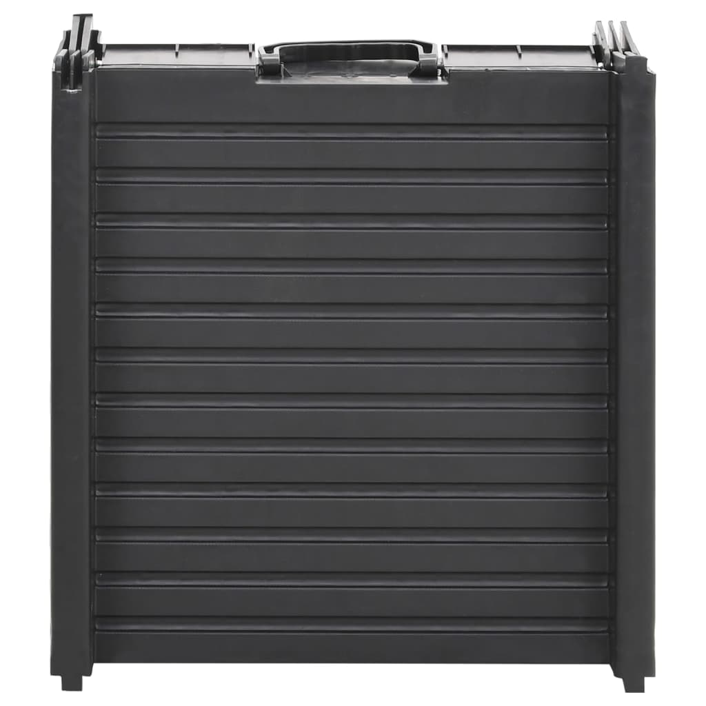 Sklopiva rampa za pse crna 153 x 40 x 12,5 cm od plastike