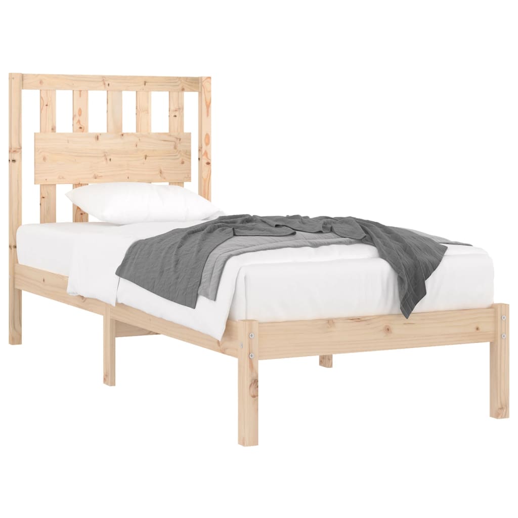 Okvir za krevet od masivne borovine 90x190 cm jednokrevetni