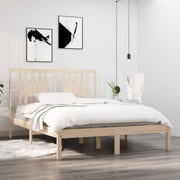 Okvir za krevet od masivnog drva 135 x 190 cm bračni
