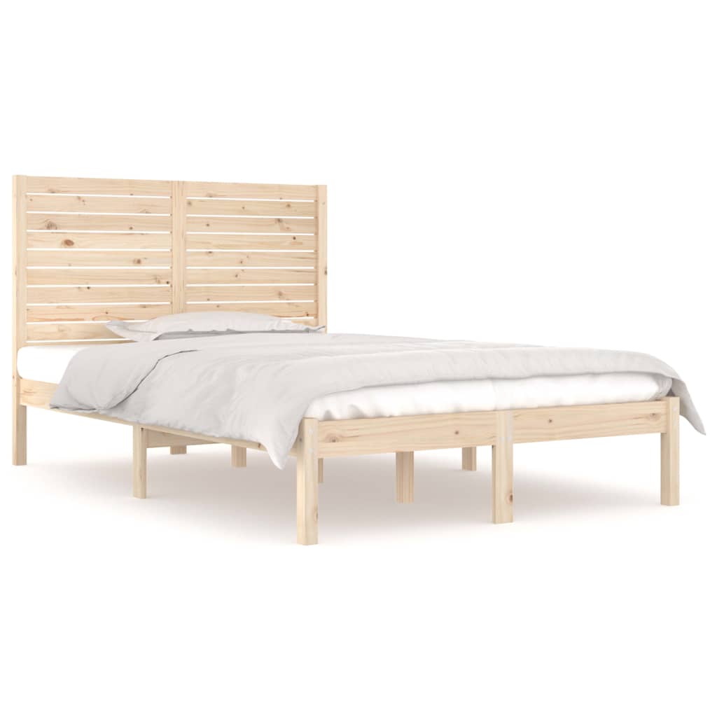 Okvir za krevet od masivnog drva 140 x 190 cm