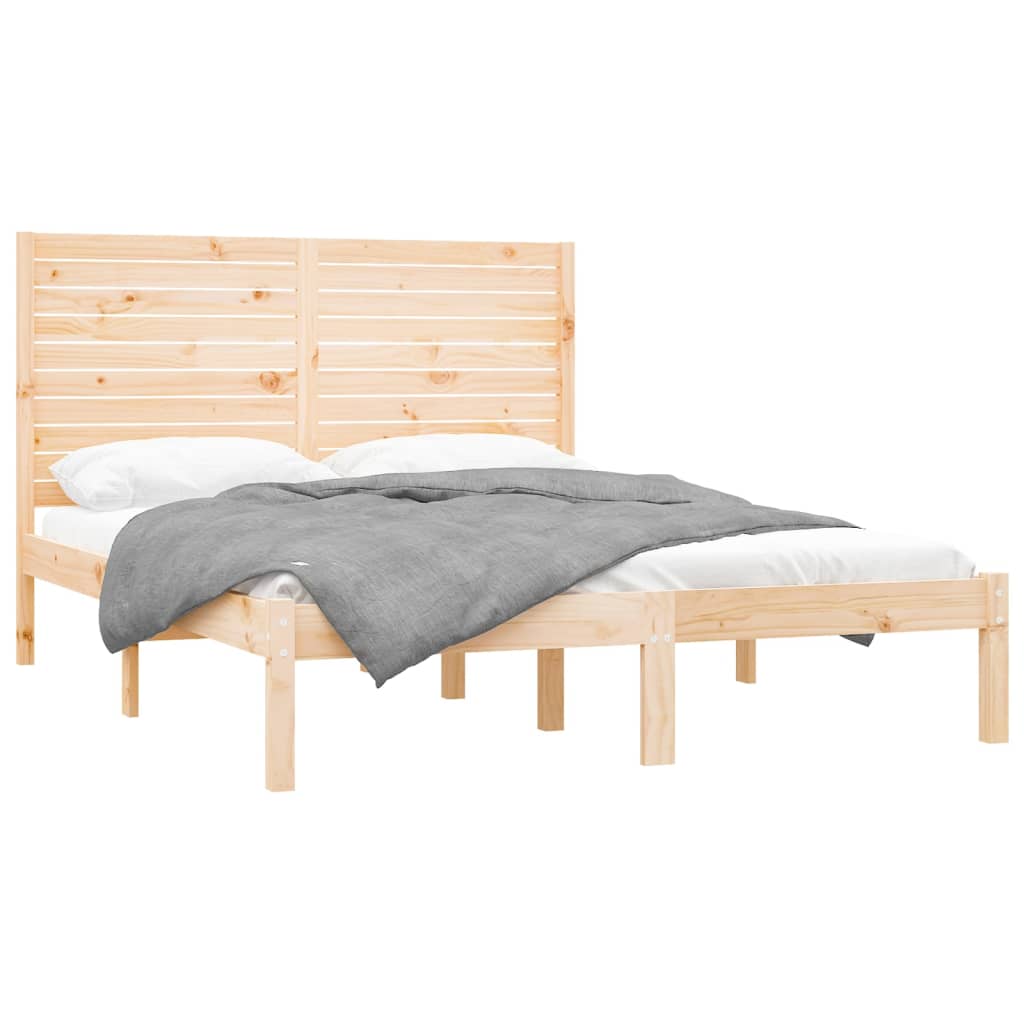Okvir za krevet od masivnog drva 120 x 200 cm
