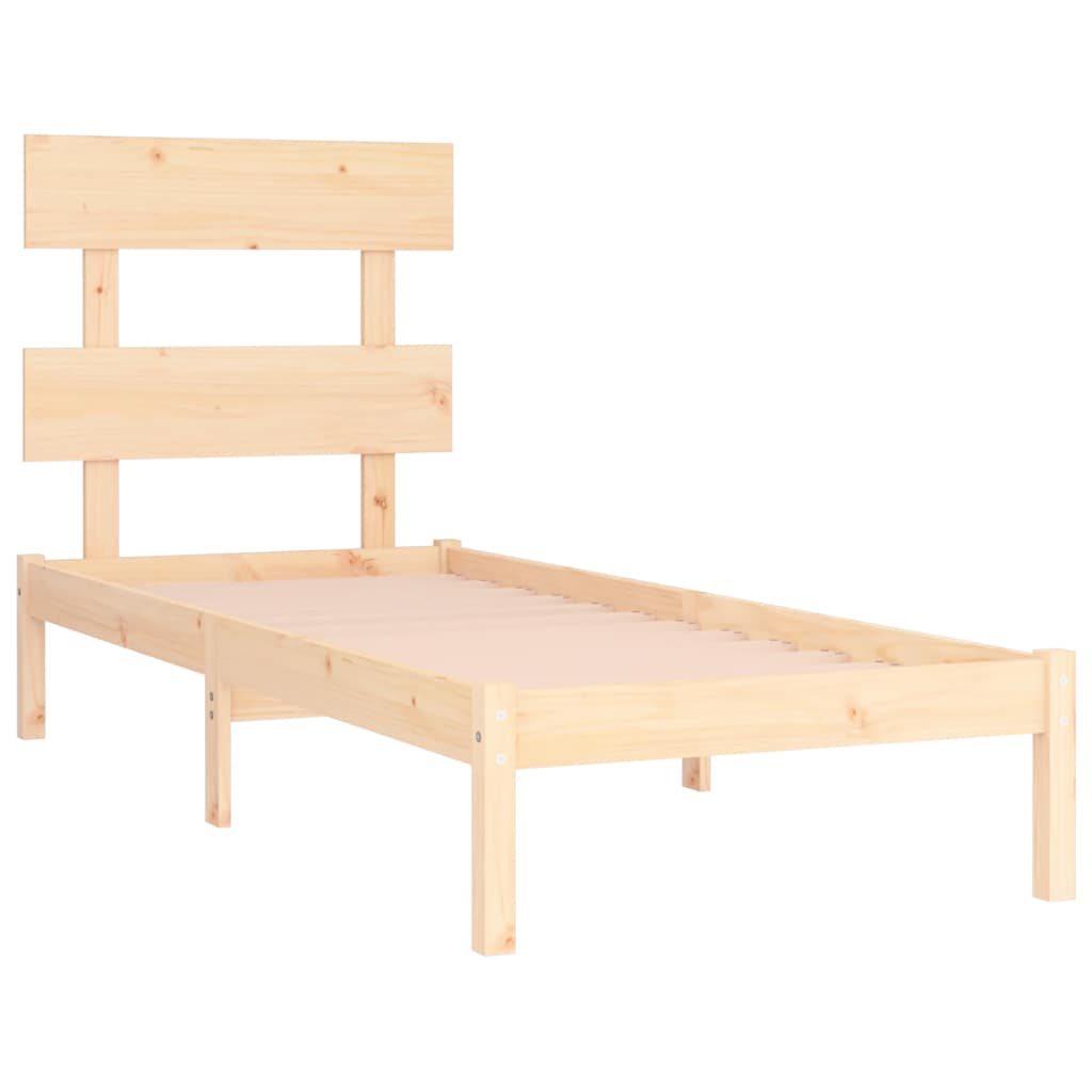 Okvir za krevet od masivnog drva 90 x 200 cm