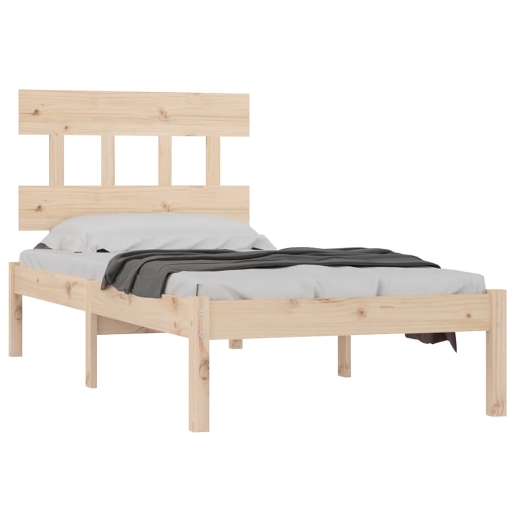 Okvir za krevet od masivnog drva 90 x 200 cm