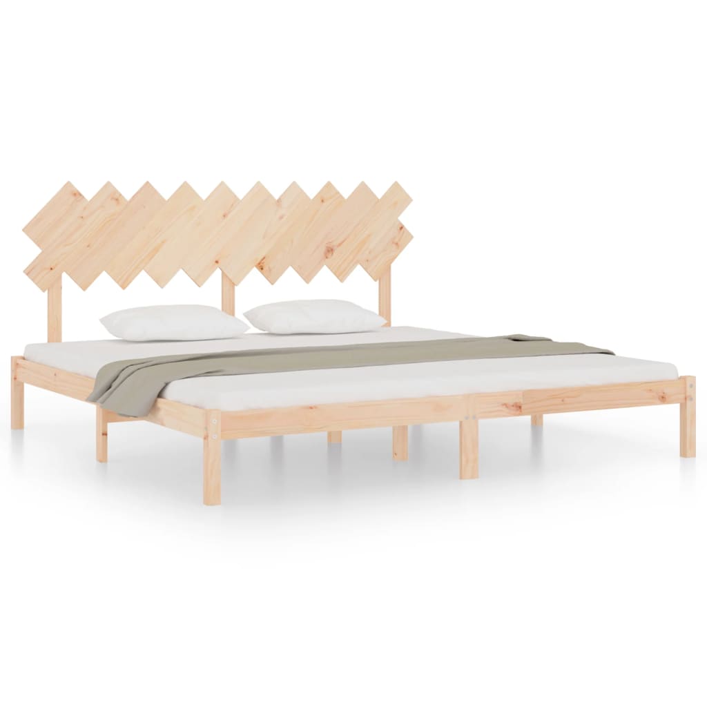 Okvir za krevet 200 x 200 cm od masivne borovine