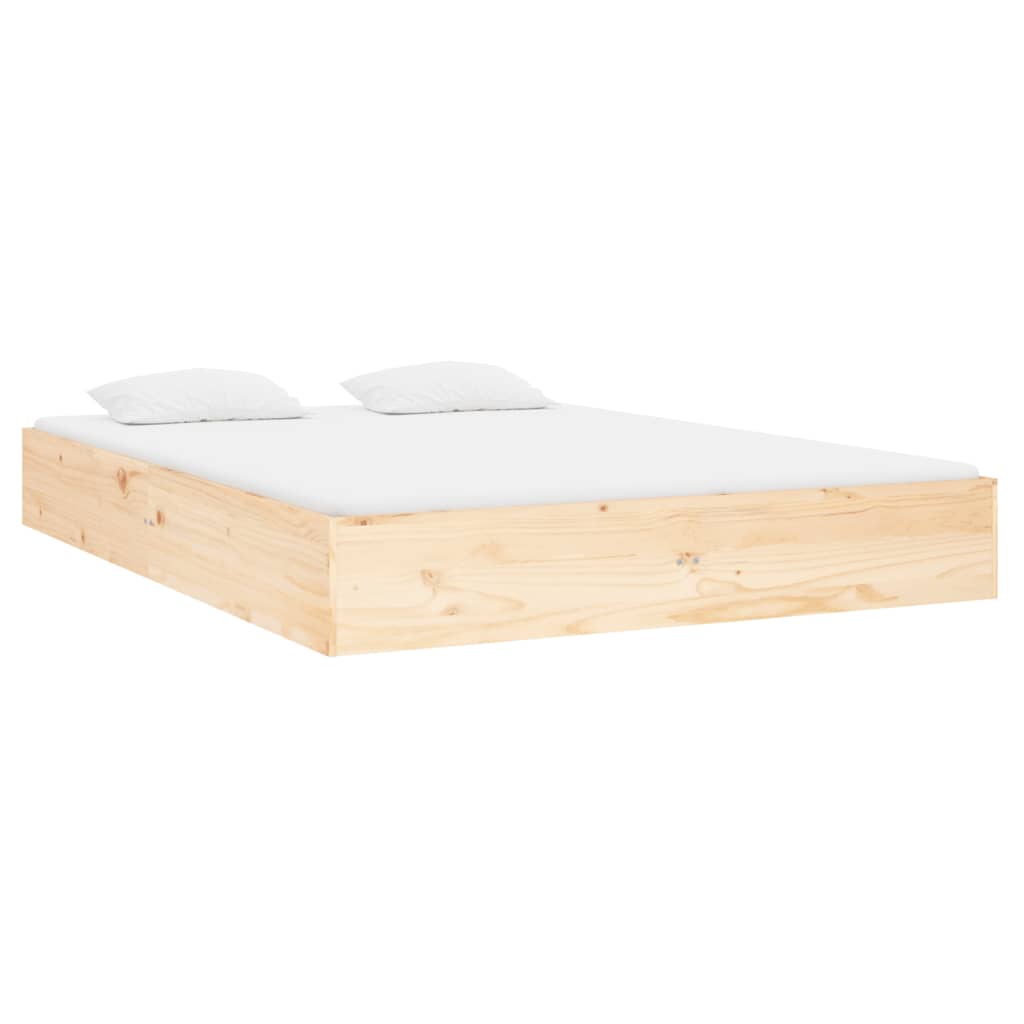 Okvir za krevet od masivnog drva 140 x 190 cm