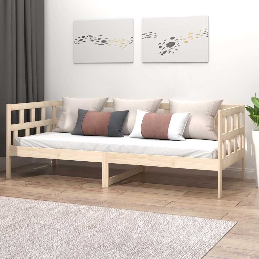 Dnevni ležaj od masivne borovine 80 x 200 cm
